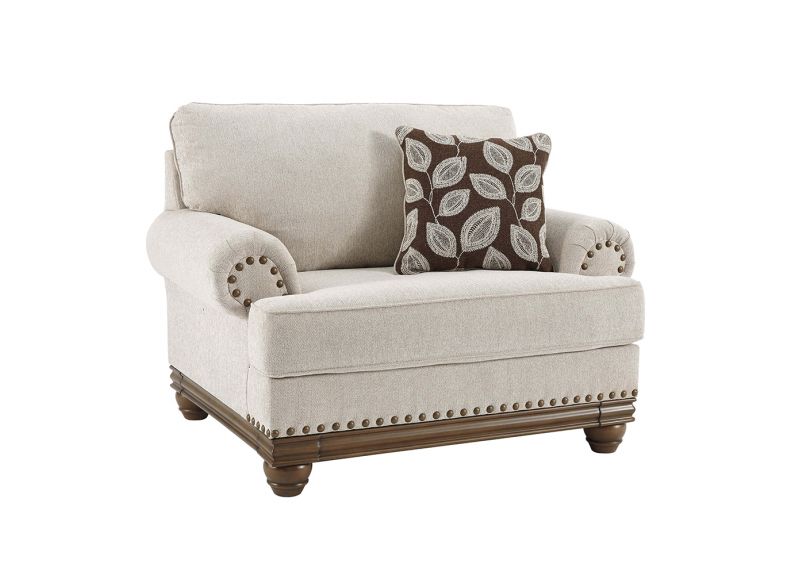 Elizabeth Fabric Lounge Set (Armchair + 2 Seater + 3 Seater + Ottoman)
